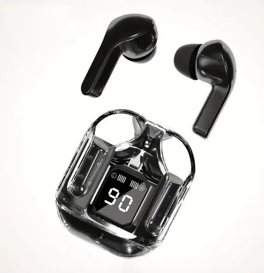 OWDIO TRUE WIRELESS BLACK BLUETOOTH HEADSET (BLACK, TRUE WIRELESS)