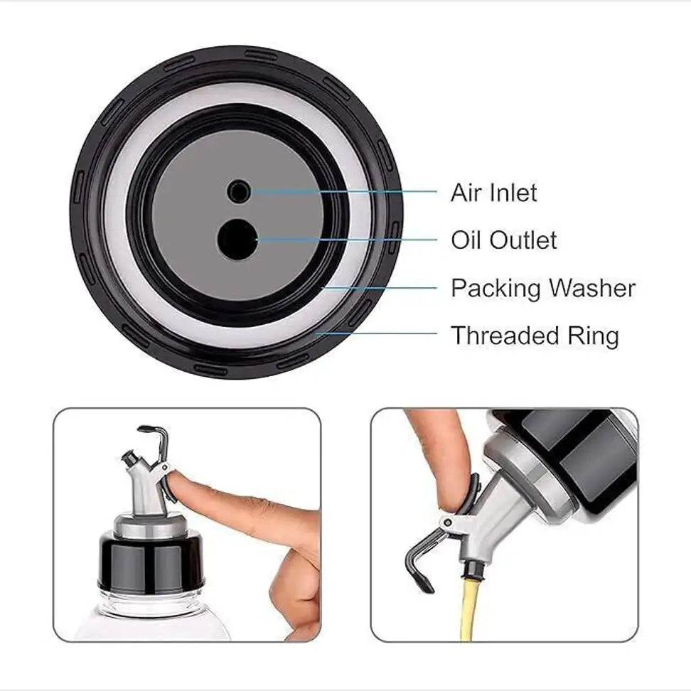 1000 ml Cooking Oil Dispenser Set (Pack of 1)